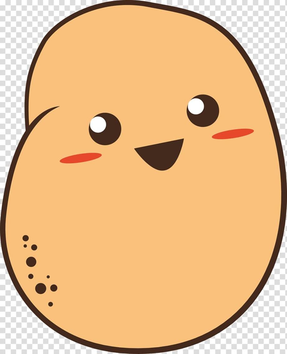 potato clipart angry