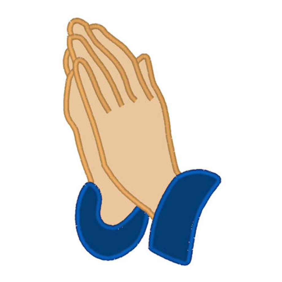 Download High Quality praying hands clipart blue Transparent PNG Images