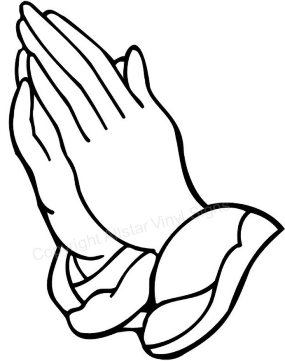 Download High Quality praying hands clipart coloring Transparent PNG ...