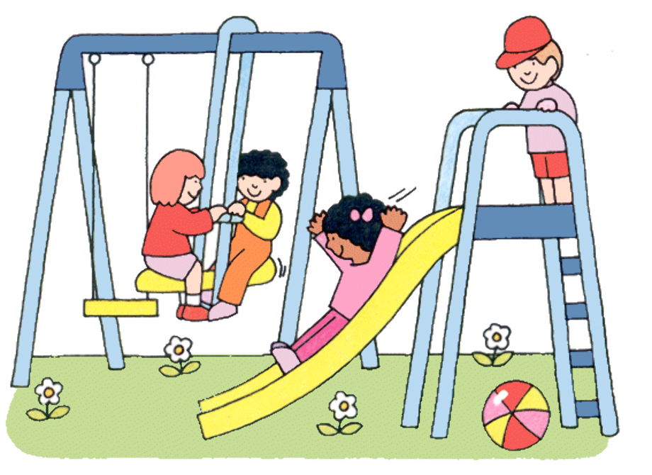 playground clipart kid