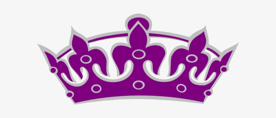 crown transparent purple