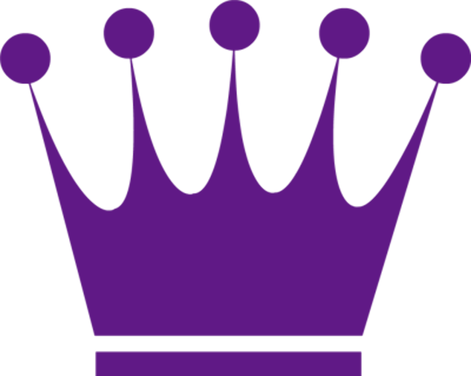 transparent crown purple