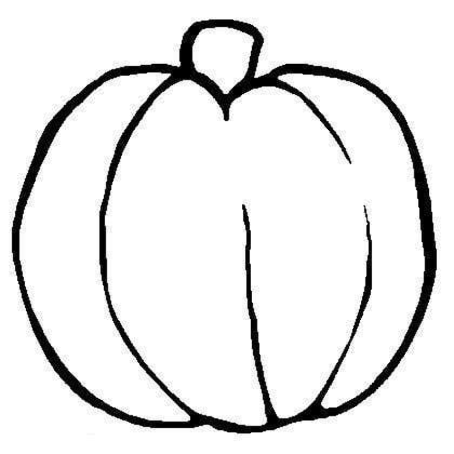 pumpkin clipart outline