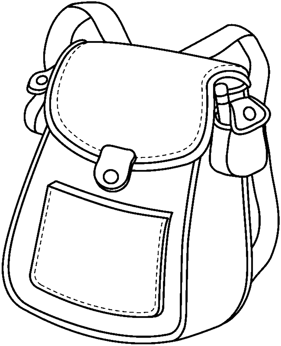 purse clipart drawing