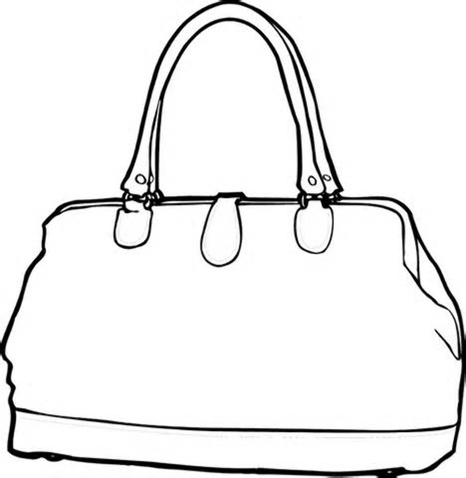 purse clipart outline