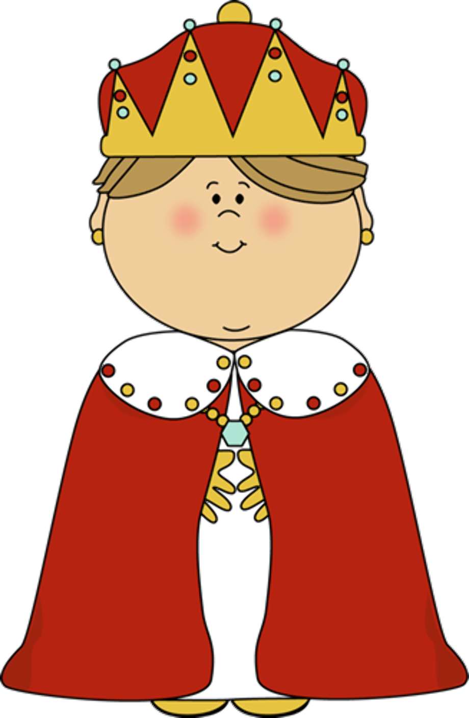 king clipart colored