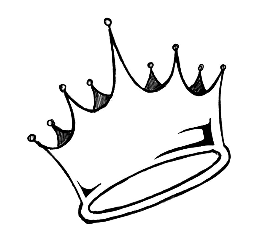queen crown clipart drawing