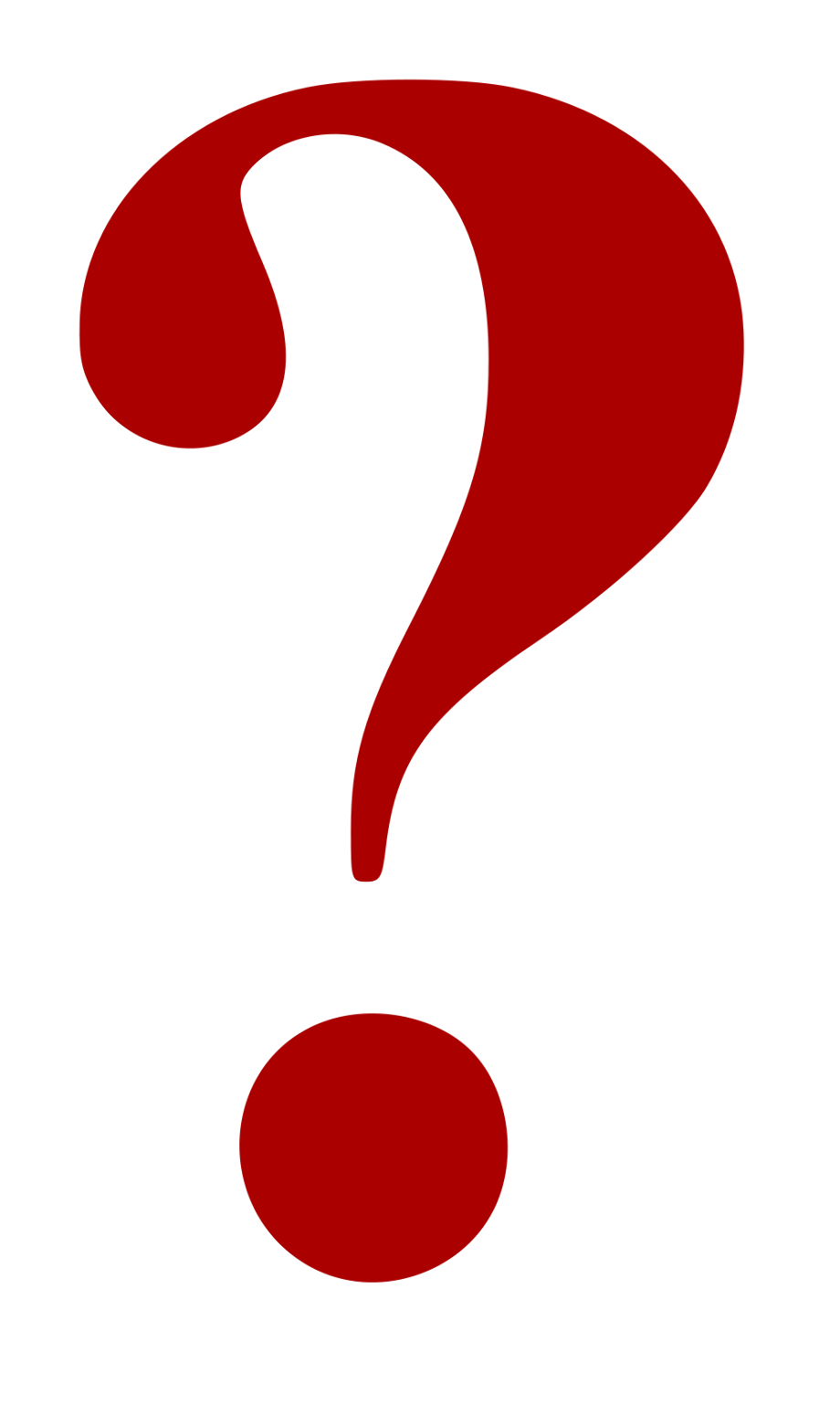 question mark clip art red