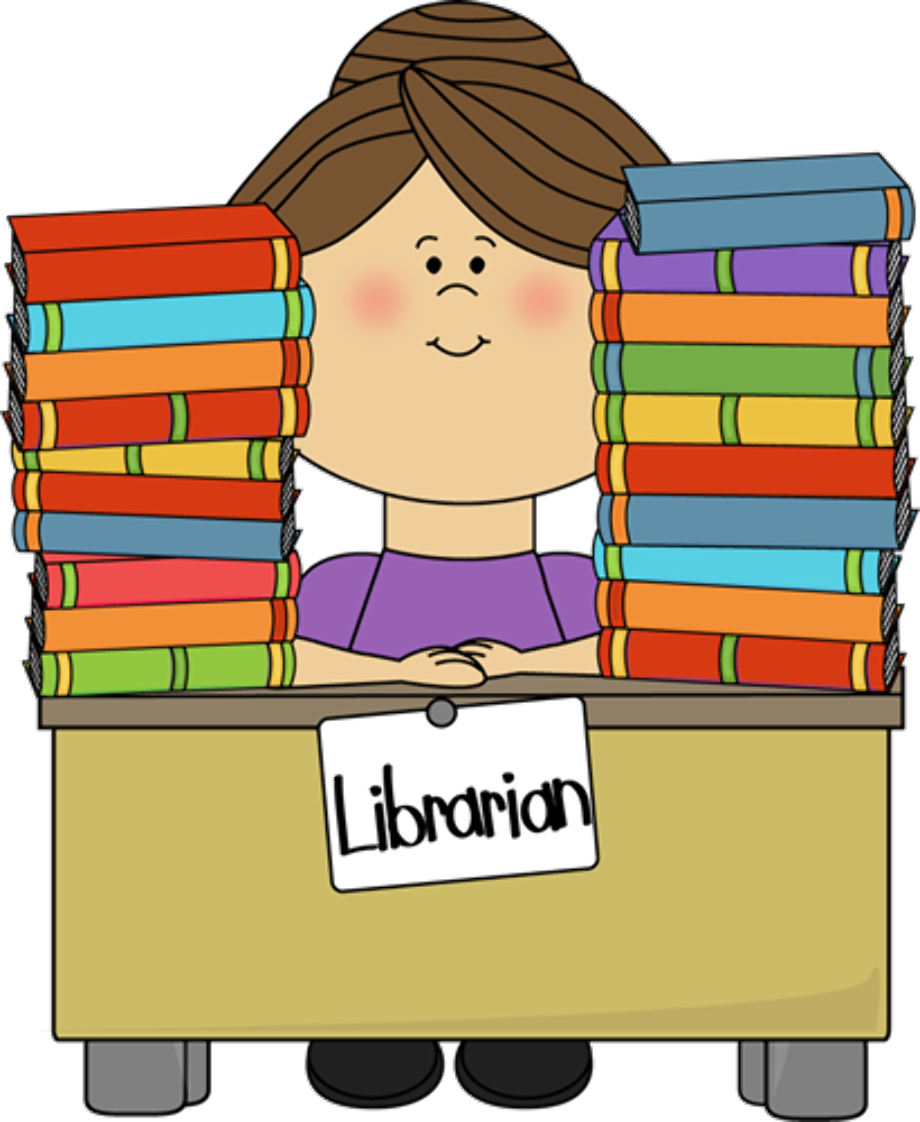 library clipart librarian