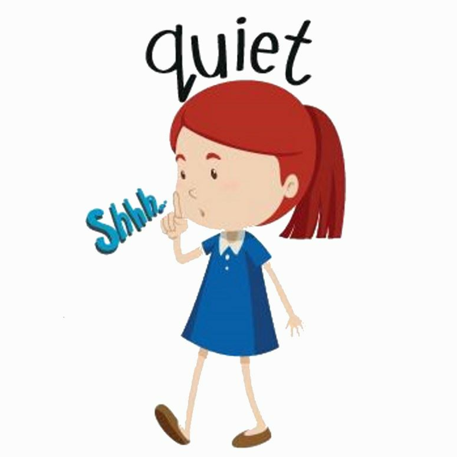 Quiet Sign Clipart at gendorianblog Blog