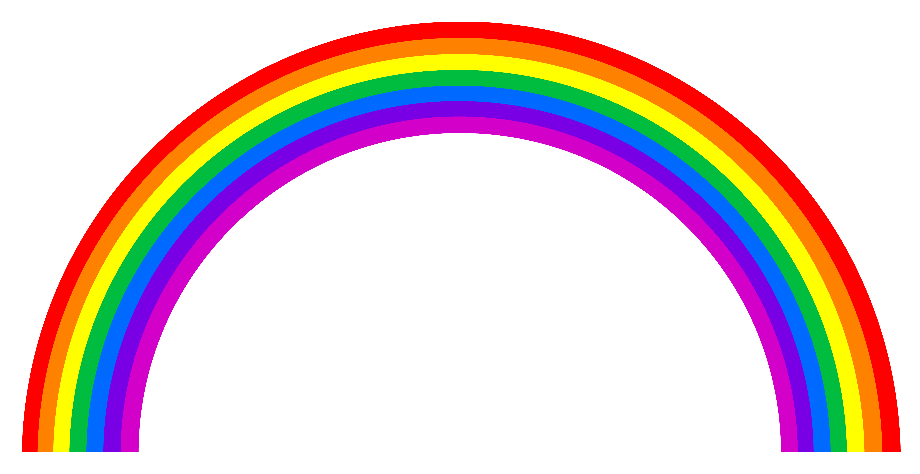 rainbow clipart transparent background