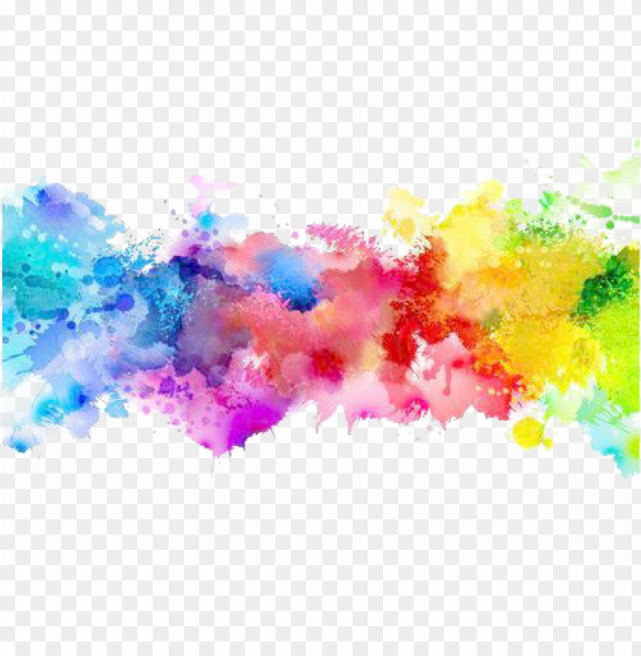 rainbow paint splatter background