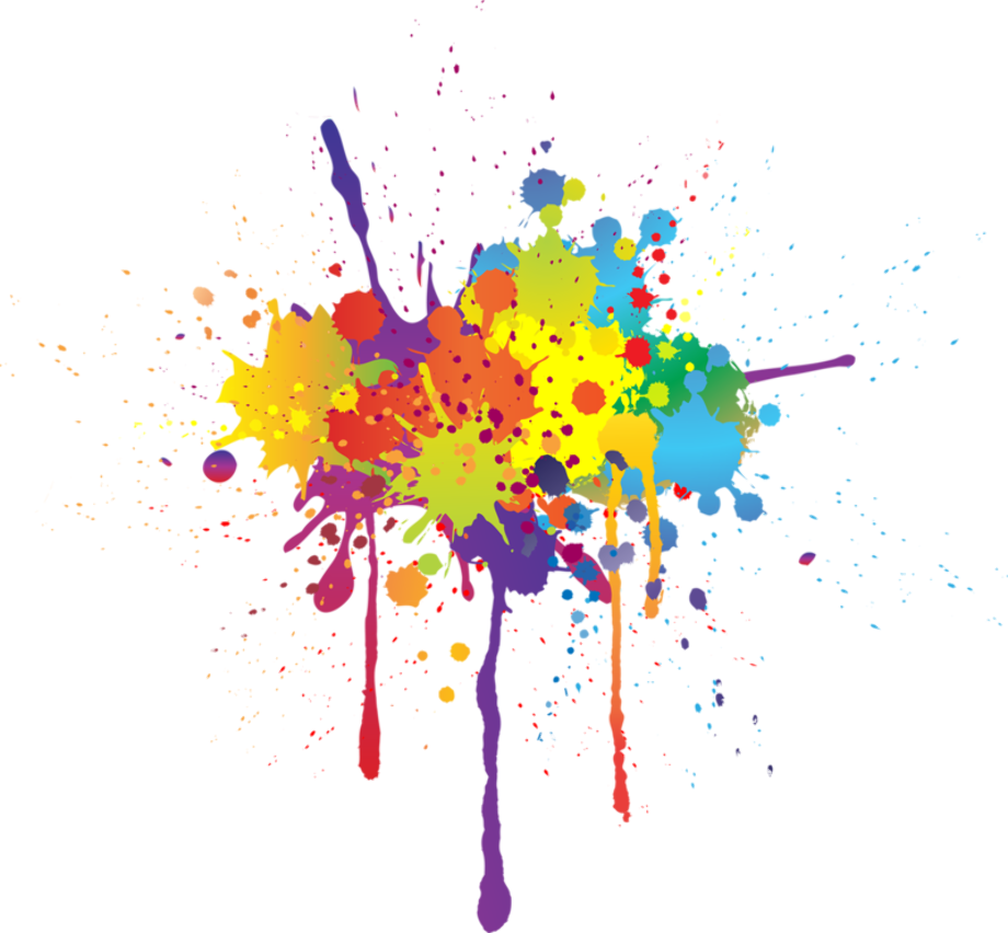 Download High Quality rainbow transparent splatter Transparent PNG