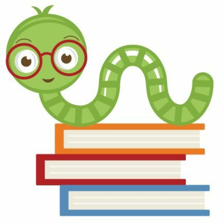 worm clipart bookworm