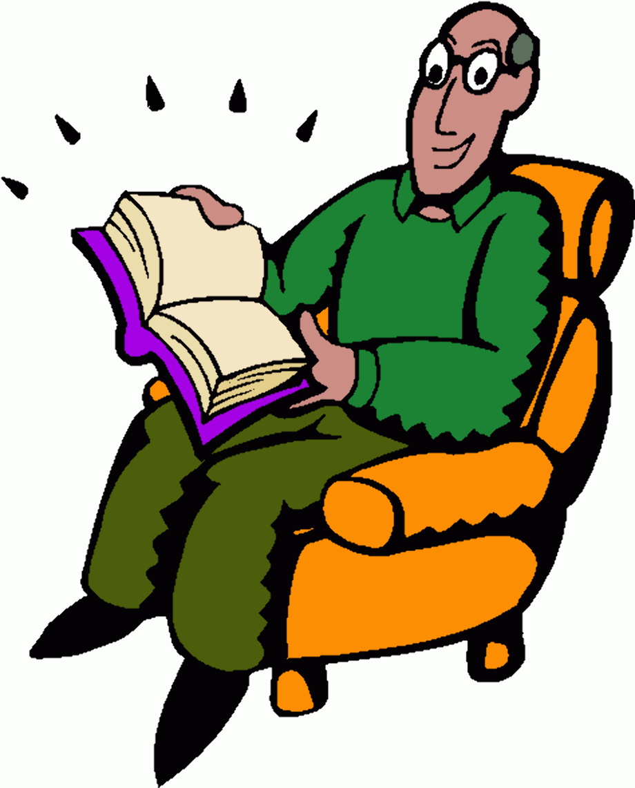 Download High Quality reading clipart man Transparent PNG