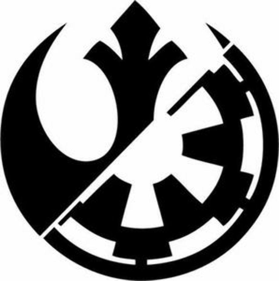star wars rebellion logo line art