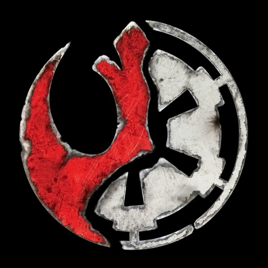 Star wars rebellion logo black background - flyinggulu