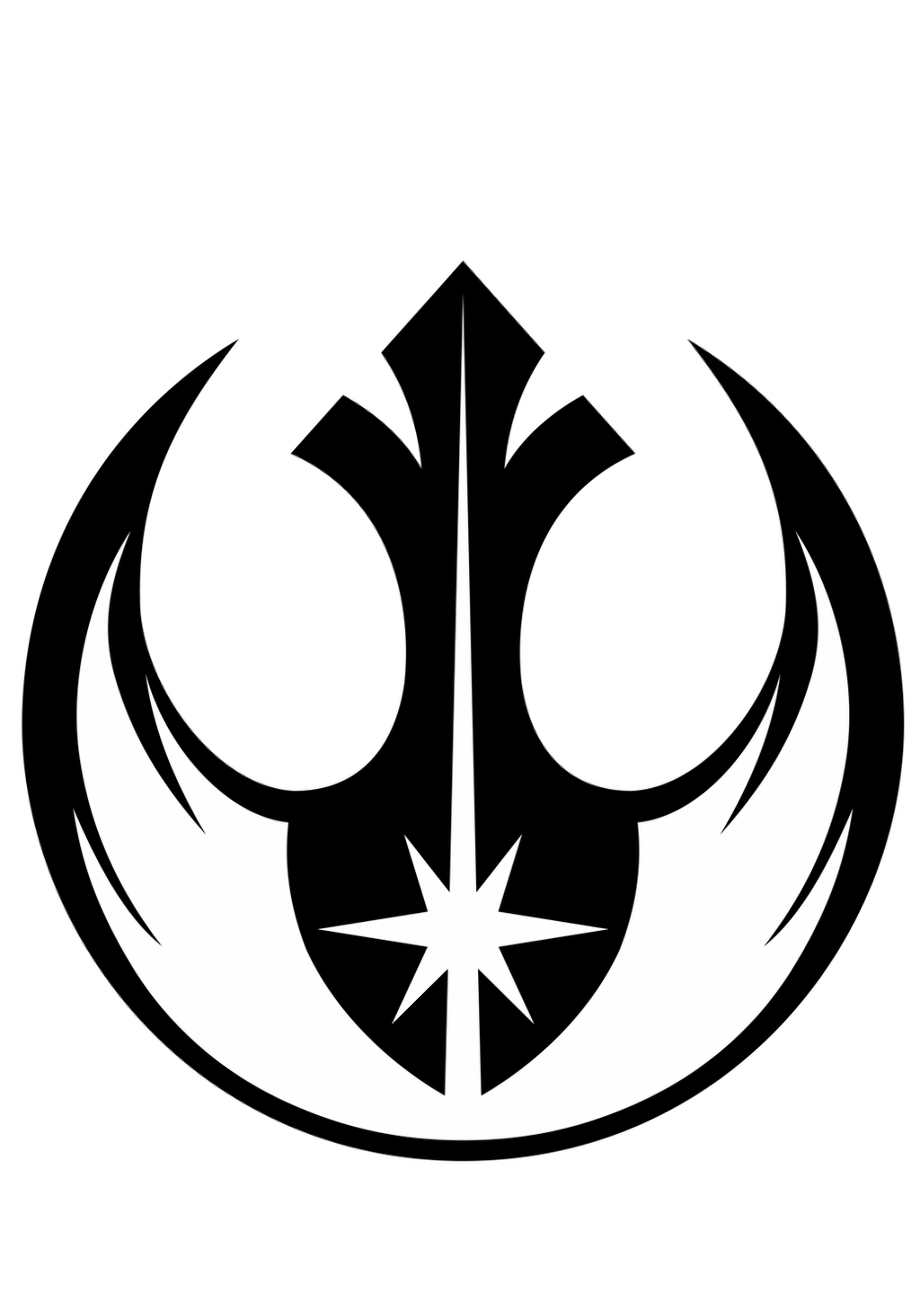 star wars rebellion logo white