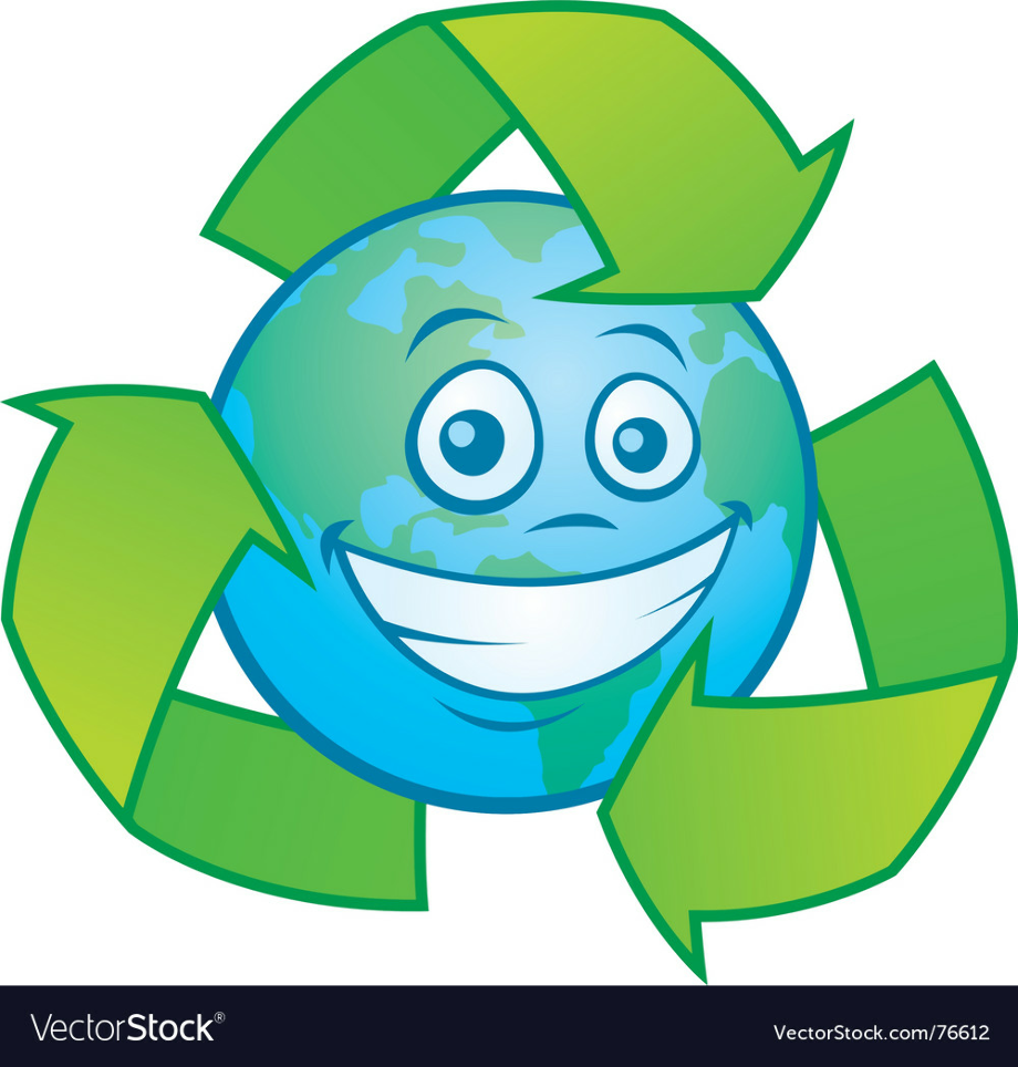 recycling logo cartoon