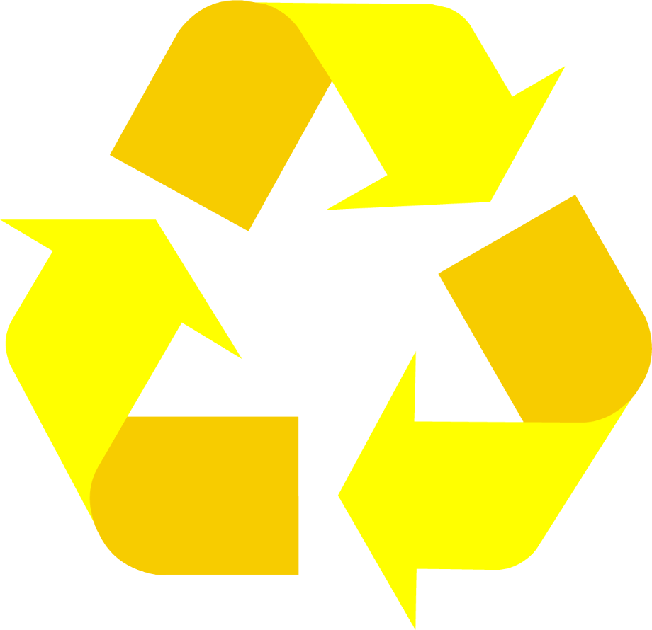recycle clipart yellow