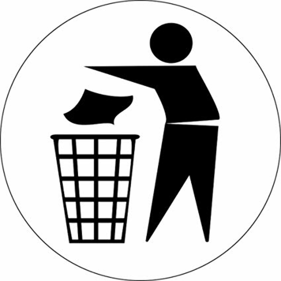 recycling logo man