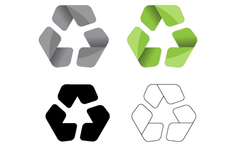 recycling logo modern