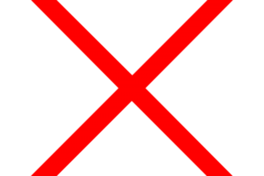 Download High Quality Red X Transparent Blank Transparent Png Images