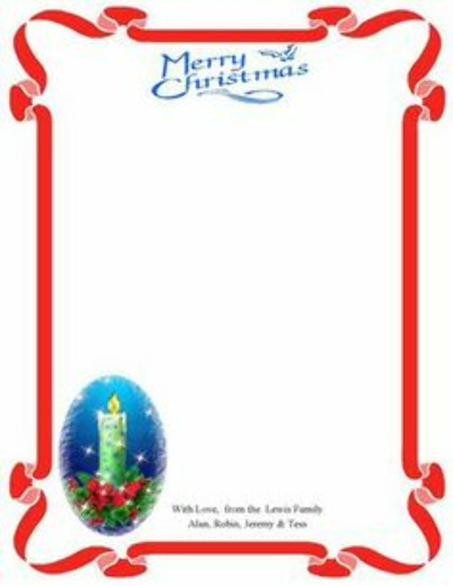 Religious Free Printable Christmas Border Clipart