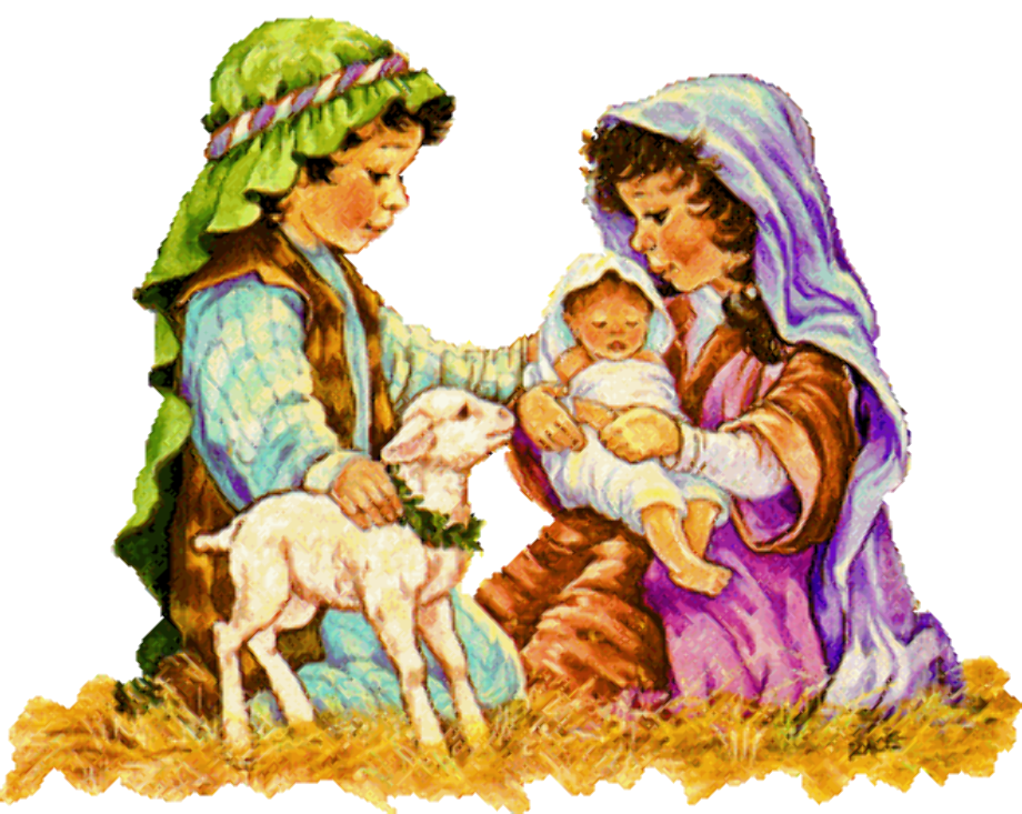 Jesus Christmas Clip Art Religious Clipart Clipartcow Clipartix | The ...