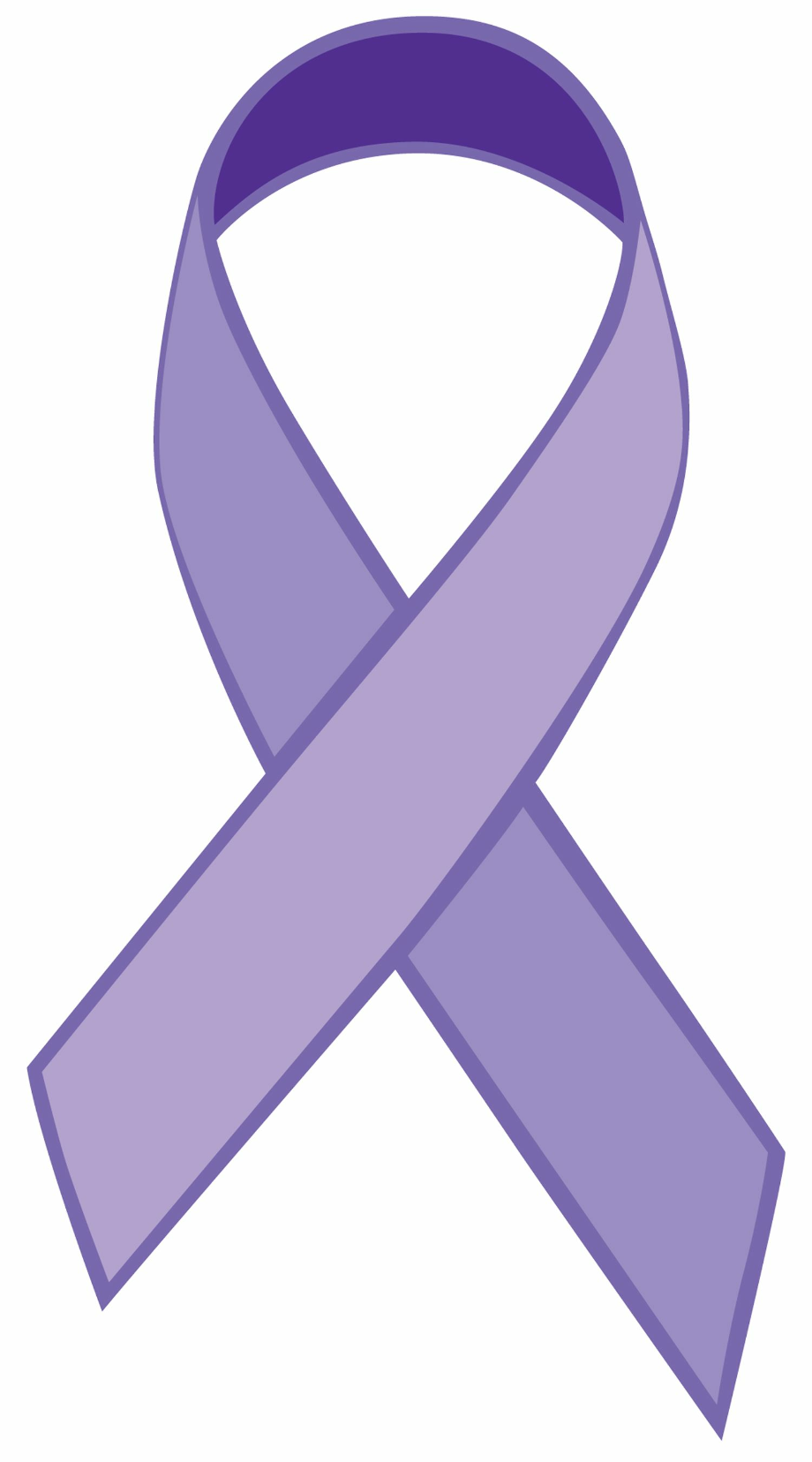cancer ribbon clipart lavender