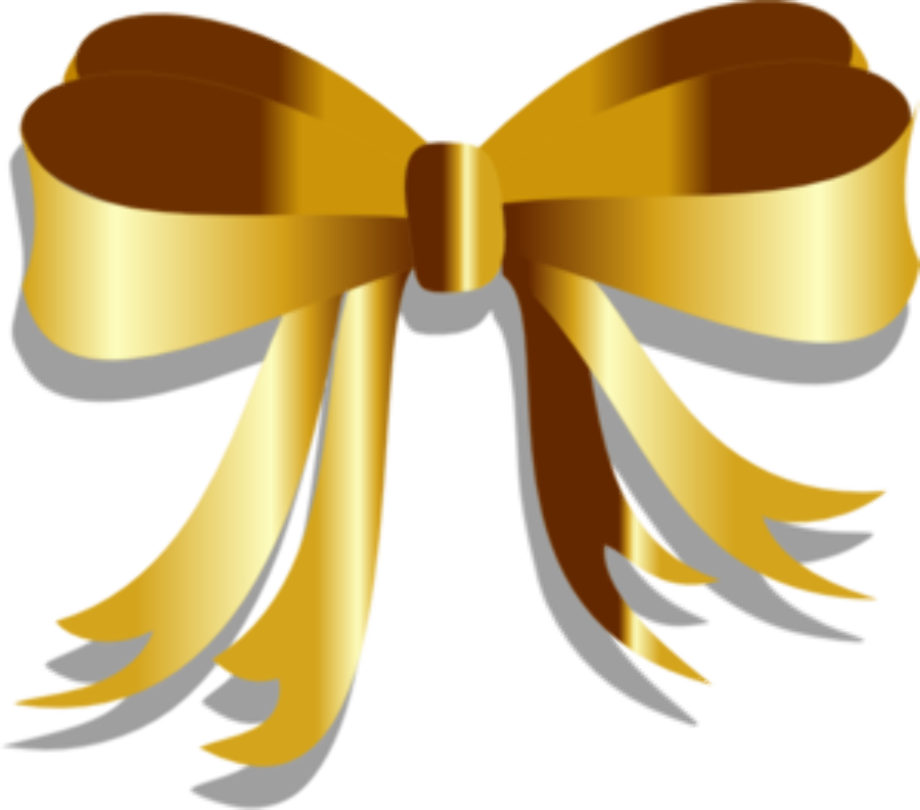 gold clipart ribbon