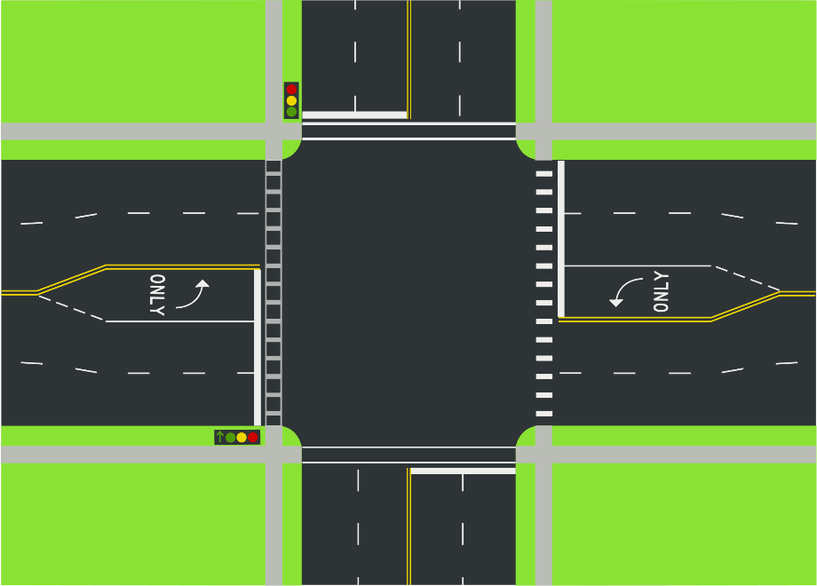 road clipart intersection