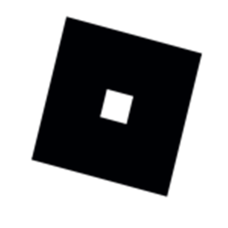 roblox logo transparent black