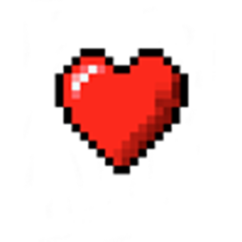 heart transparent pixel