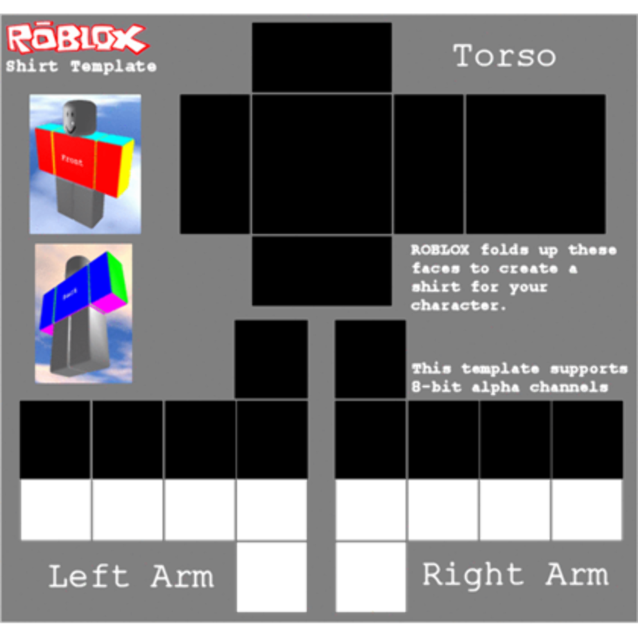 Roblox Shirt Template White