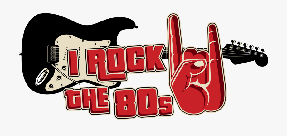 rock clipart 80's