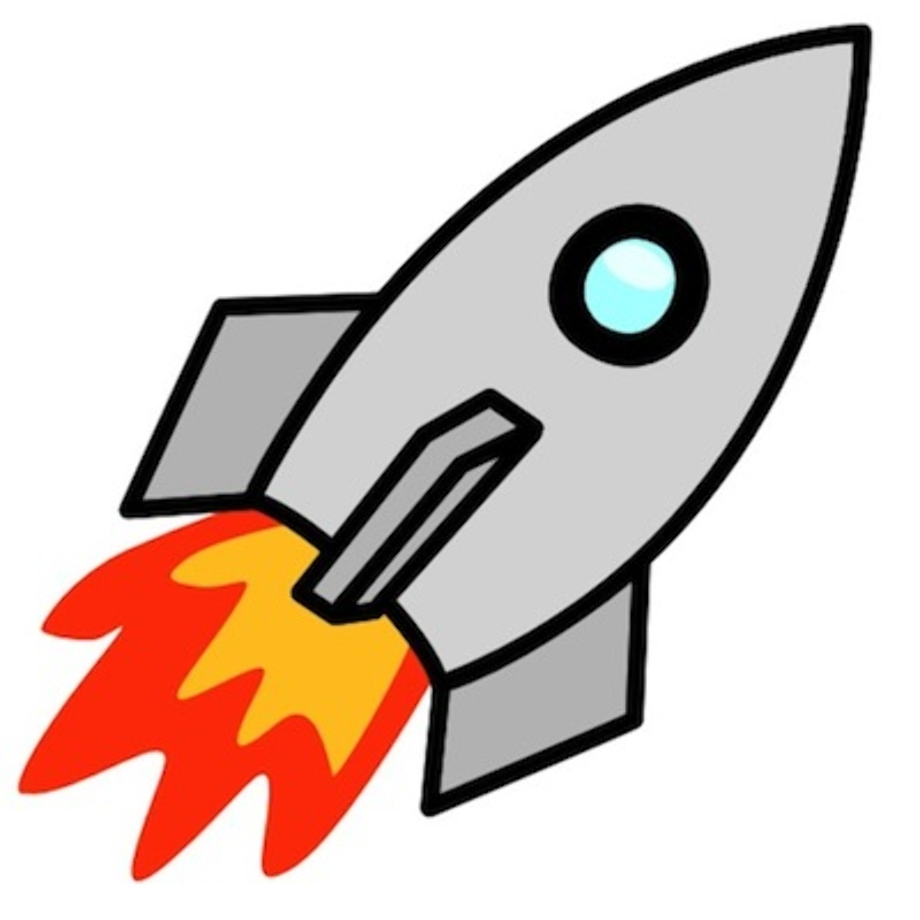 rocket ship clipart cartoon