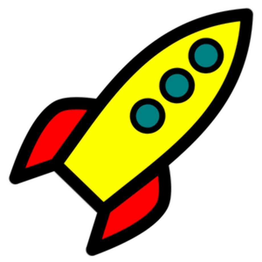 rocket clipart vector