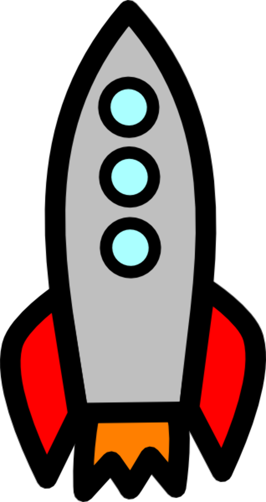 rocket clipart vertical