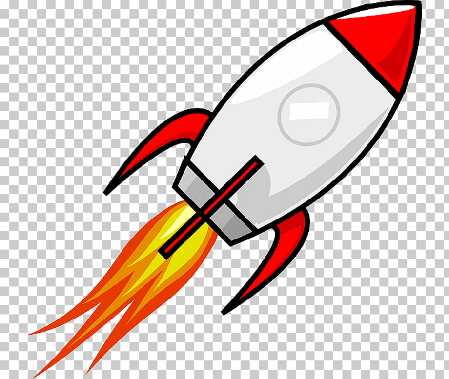 spaceship clipart red