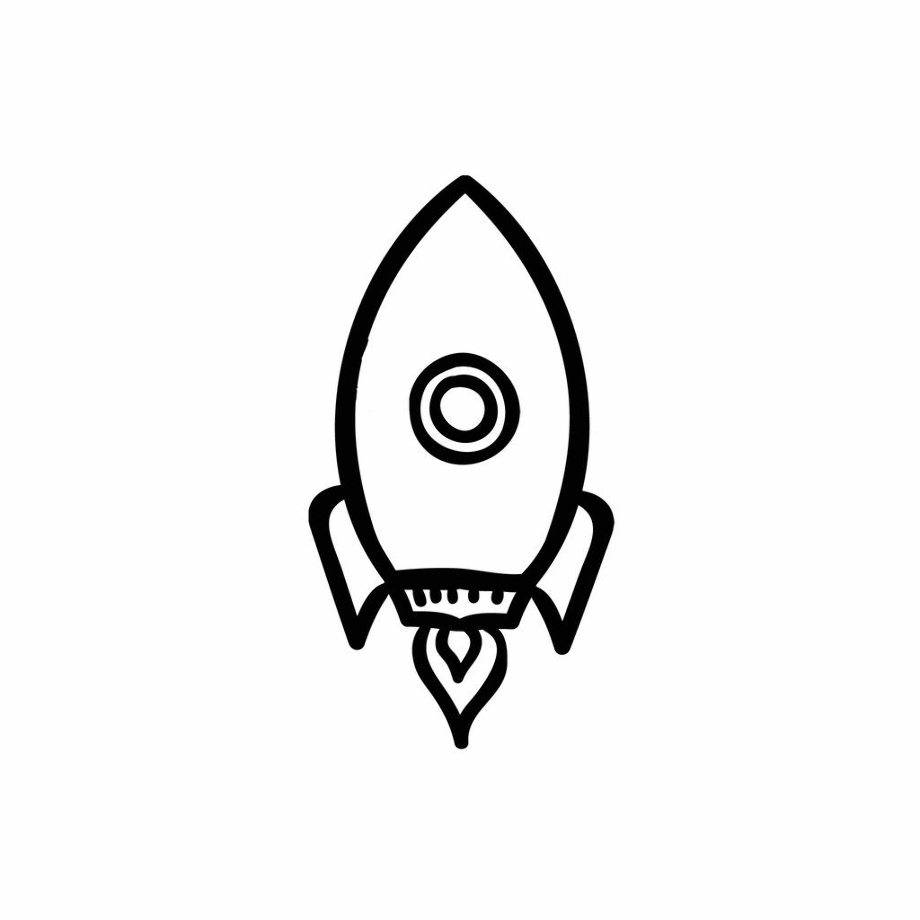 Download High Quality rocket ship clipart easy Transparent PNG Images