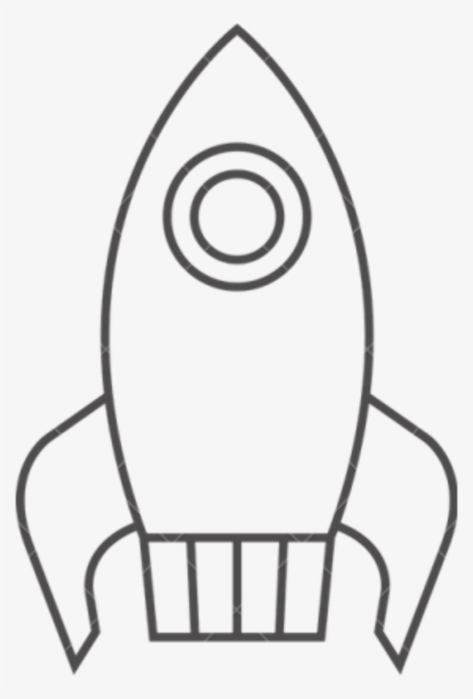 download-high-quality-rocket-ship-clipart-outline-transparent-png