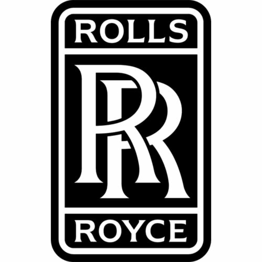 rolls royce logo black
