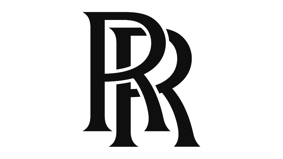 rolls royce logo drawing
