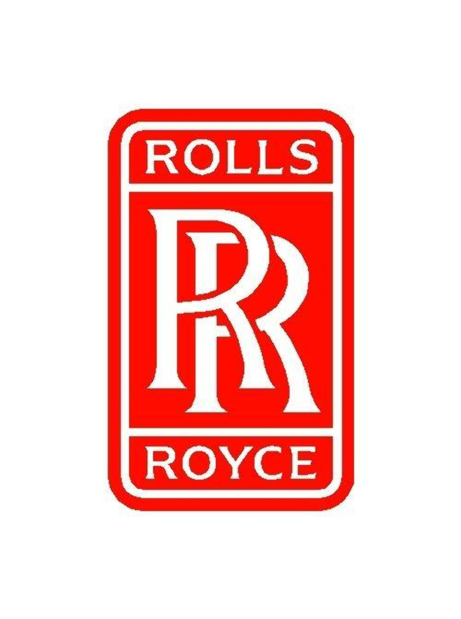 rolls royce logo red
