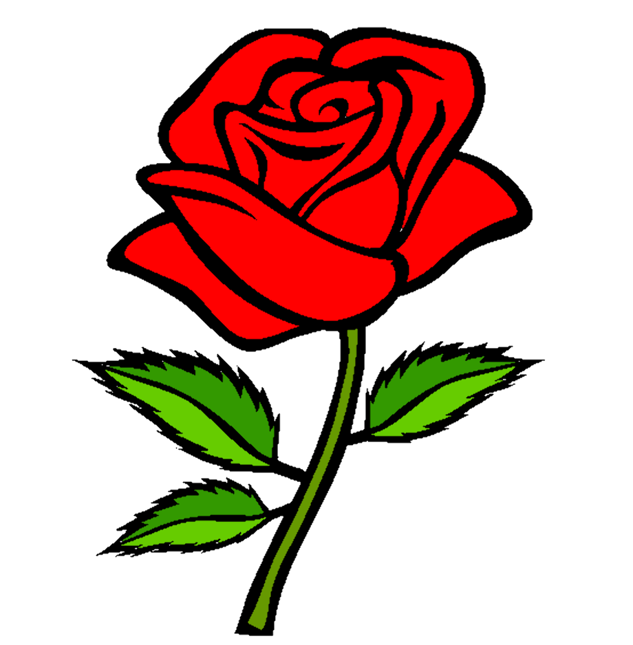 roses clipart simple