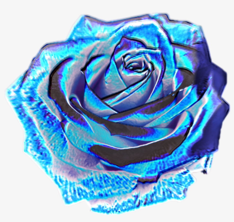 transparent rose vaporwave