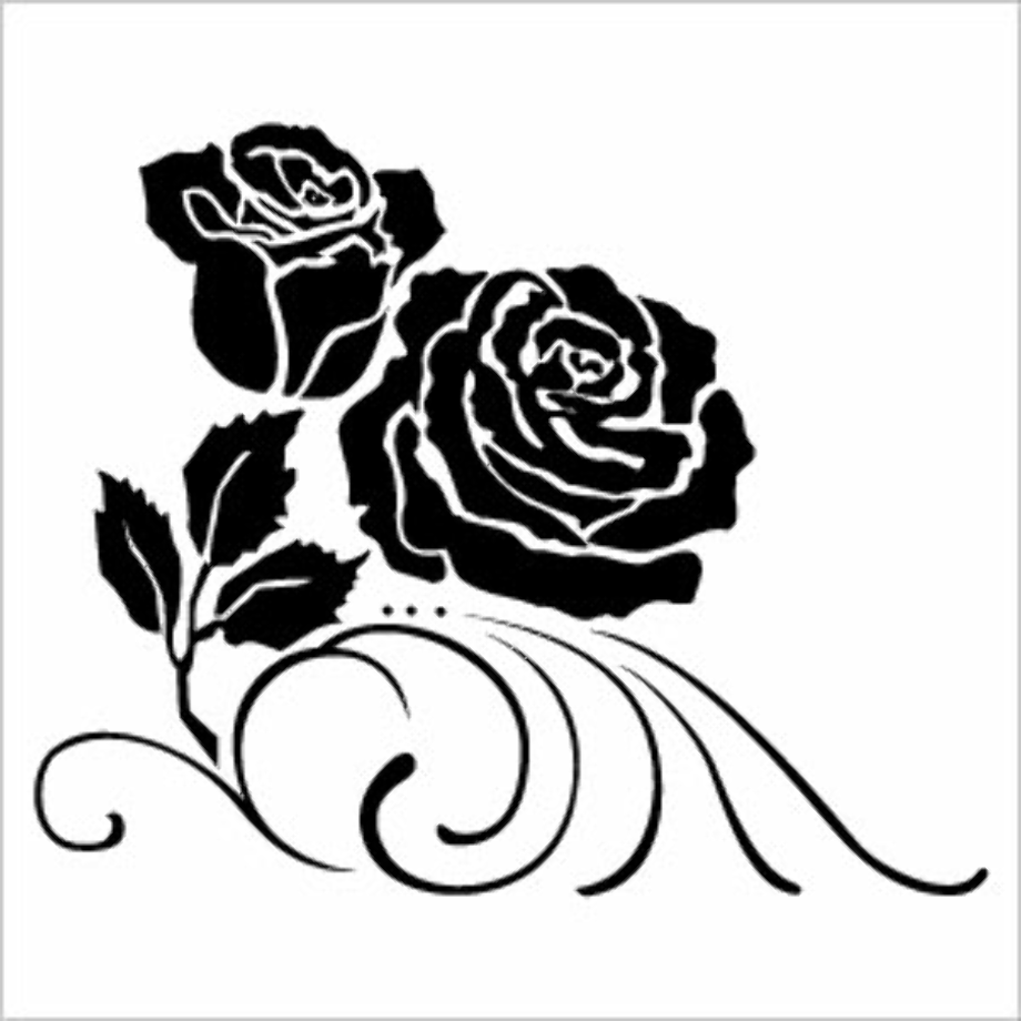 Download High Quality Roses Clipart Silhouette Transparent Png Images