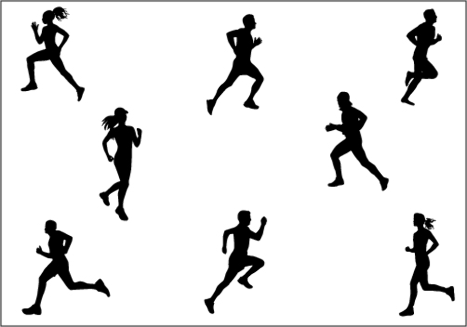 running clipart marathon
