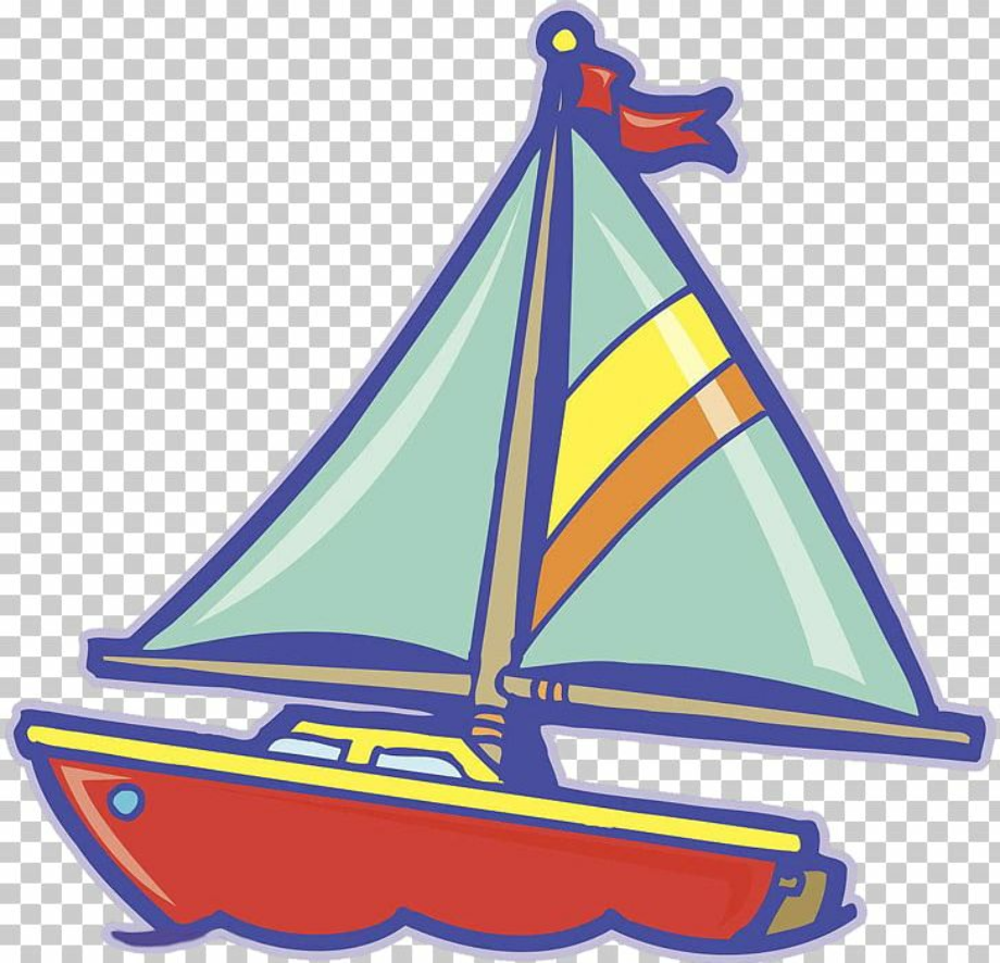 simple cartoon sailboat